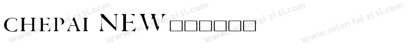 chepai NEW字体转换